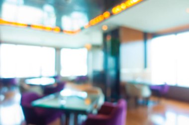 Soyut bulanık otel lobisi arka plan için iç mekan ve salon