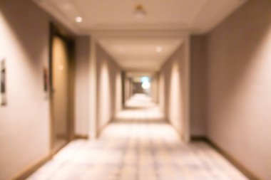 Soyut bulanık otel lobisi arka plan için iç mekan ve salon