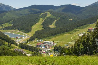 Bukovel, Karpat Dağları güzel yaz gün