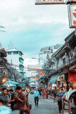 Çin kasabası, Bangkok sokaklarında İnsanlar