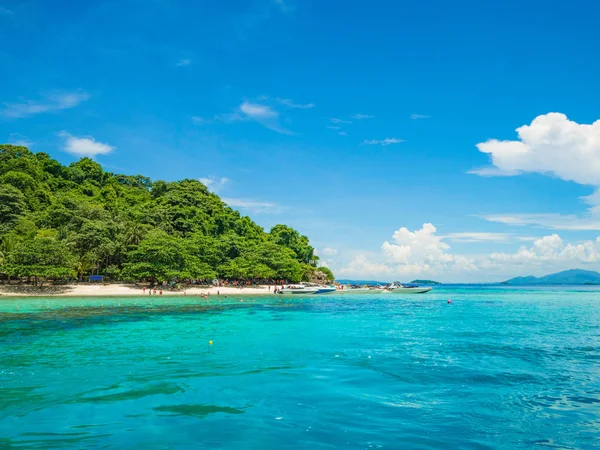 Vackra Seascape Med Koh Talu Island Rayong Stad Idylliska Ocean — Stockfoto