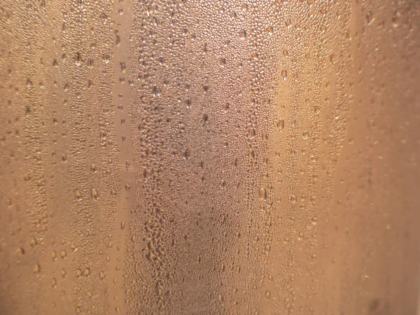 Mattierten Wassertropfen Auf Dem Glas Wasser Tapete Textur Hintergrund — Stockfoto
