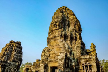 Bayon yüzüne bayon Tapınağı angkor wat siem biçmek Kamboçya, worl merak ediyorum