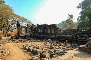 Harabe angkor wat kırık alanında siem biçmek cambodi