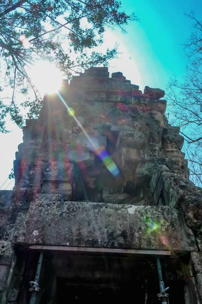 Antiguo Castillo Piedra Templo Prohm Maravilla Del Mundo — Foto de Stock