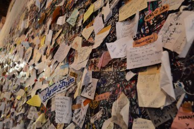 Verona, İtalya, Temmuz 2018: aşk mesajı Juliette Juliette evde için