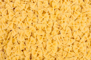 ham farfalle erişte makarna İtalyan yemeği makro backgro dokusuna