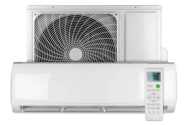 Set di condizionatore aria AC inverter pompa di calore mini split system w — Foto Stock