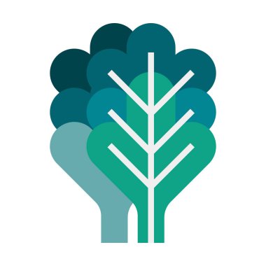 Yeşil meşe vektör çizim