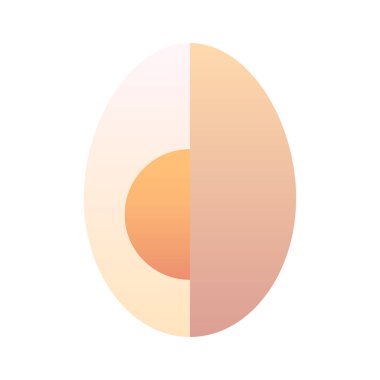 Yumurta degrade illüstrasyon