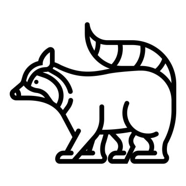 Rakun hat illüstrasyon 