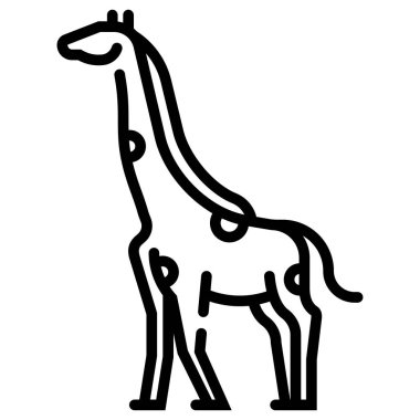 Zürafa hat illüstrasyon 