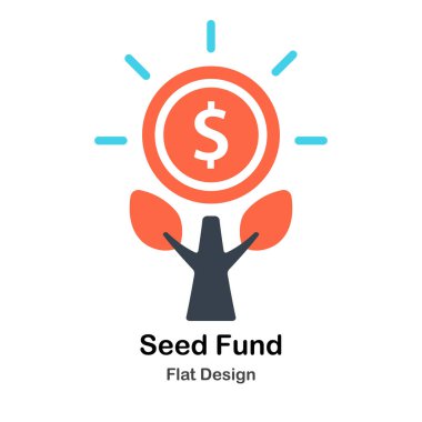 Tohum fonu düz illüstrasyon