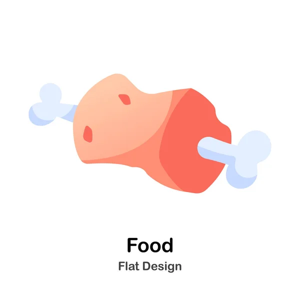 Food Flat Icon — Stock Vector