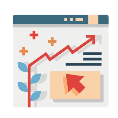 Organik ulaşmak düz illüstrasyon