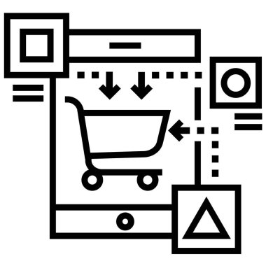 Platform strateji hat illüstrasyon