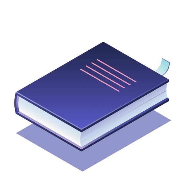 Book Isometric illustration — Stock Vector