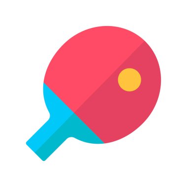 Masa Tenisi düz simgesi