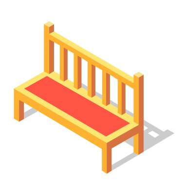 Tezgah izometrik çizimde