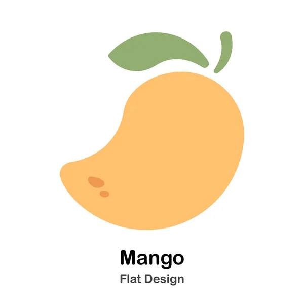 Mango Flat Icon — Stock Vector