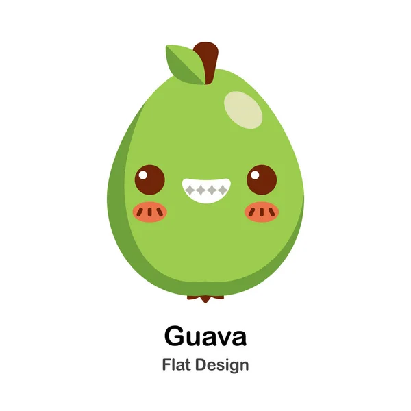 Guava lapos ikon — Stock Vector