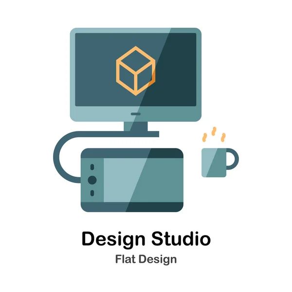 Design Studio Flat Icon