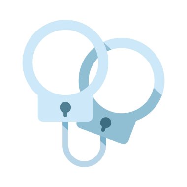 Kelepçe düz illüstrasyon