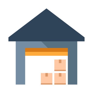 Ambar düz illüstrasyon