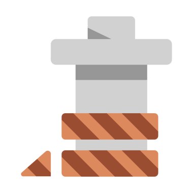 Deniz mesaj düz illüstrasyon