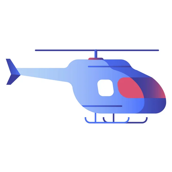 Gradiente de helicóptero ilustración — Vector de stock