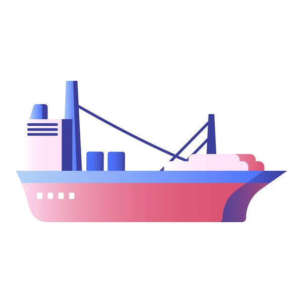 Illustration du gradient du cargo — Image vectorielle