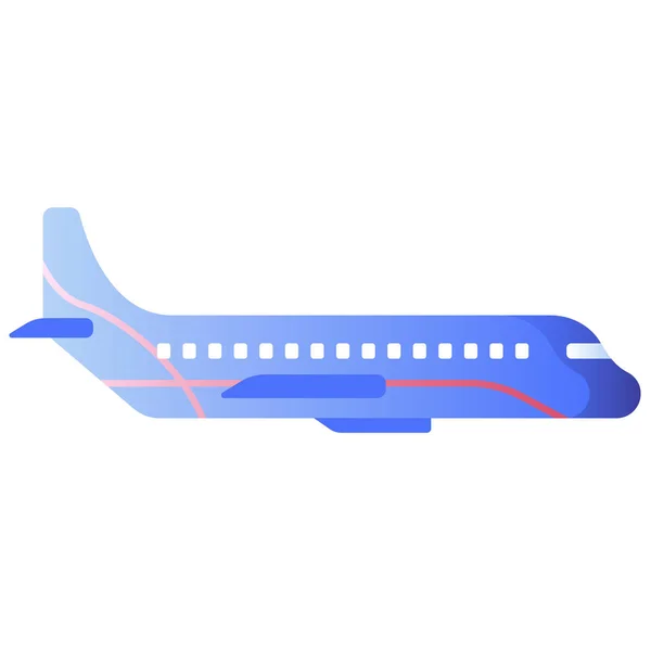 Ilustração do gradiente do avião — Vetor de Stock