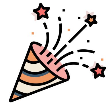 Kutlama Linecolor illüstrasyon