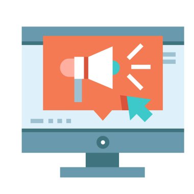 Promosyon düz illüstrasyon