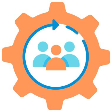 Organize düz illüstrasyon kal