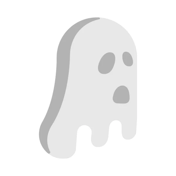 Fantasma ilustración plana — Vector de stock