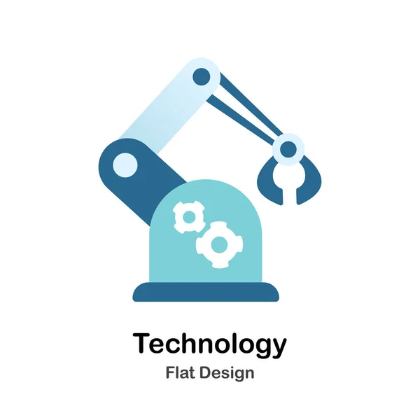 Technologie vlakke afbeelding — Stockvector