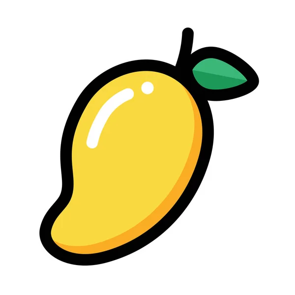 Mango LineColor ilustración — Vector de stock