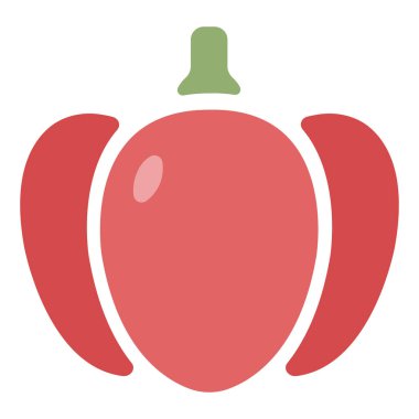 dolmalık biber düz simgesi