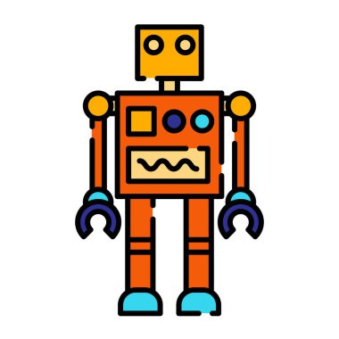 Robot Linecolor illüstrasyon