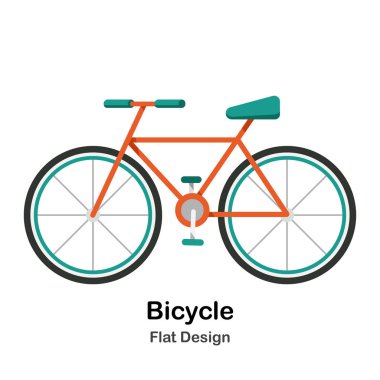 велосипед плоскими ілюстрація