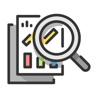 Veri Analizi Linecolor illüstrasyon