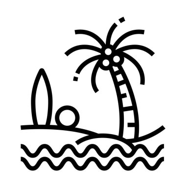 Beach satırı simgesi