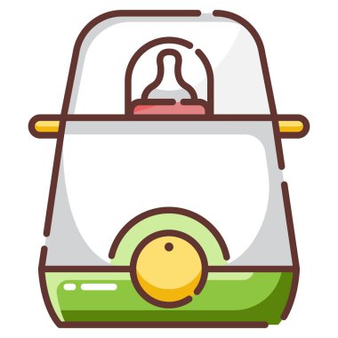 Şişe sıcak Linecolor illüstrasyon