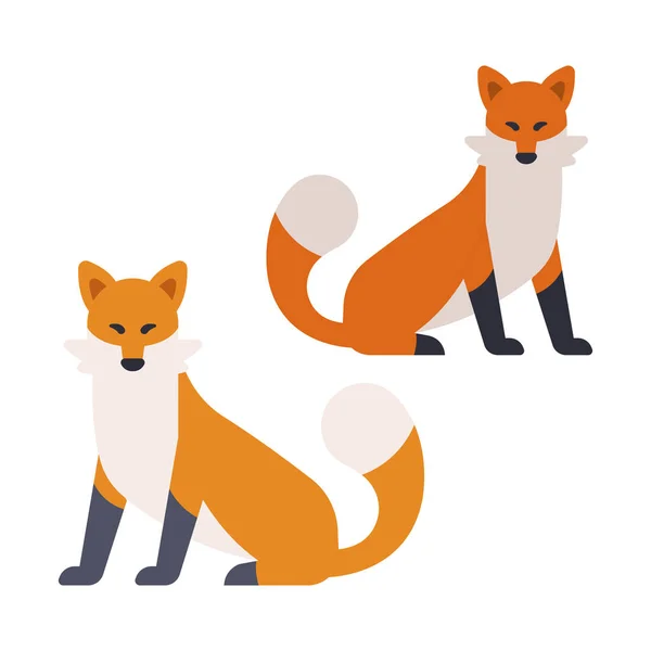 Letter f for the fox cute animal vector illustration fox stock vect