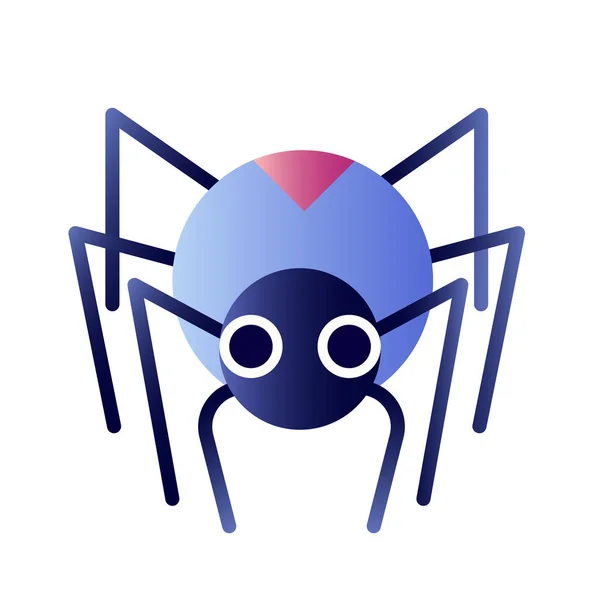 Illustration des Spinnengradienten — Stockvektor