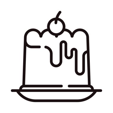 Puding hat illüstrasyon