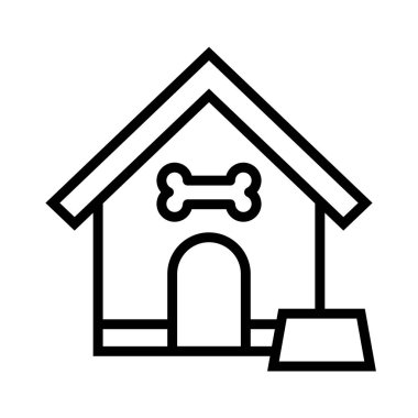 Köpek kulübesi hat illüstrasyon