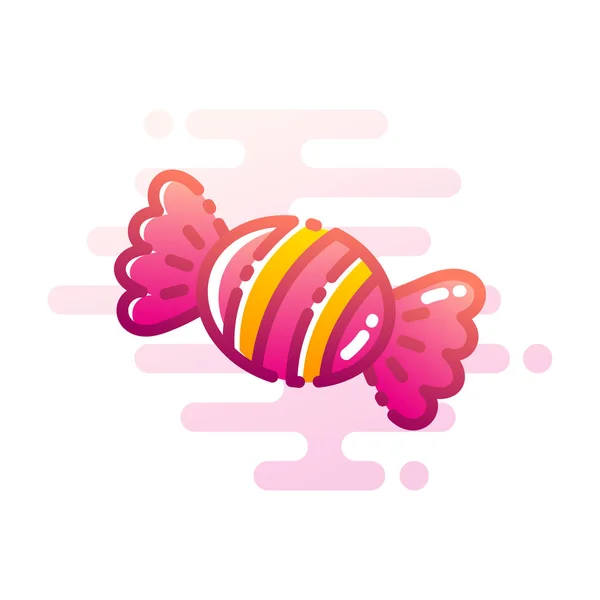 Ilustracja Candy Linecolor — Wektor stockowy