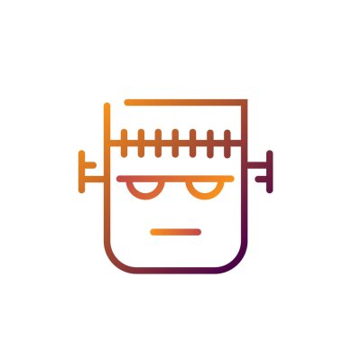 Frankenstein Linegradient illüstrasyon